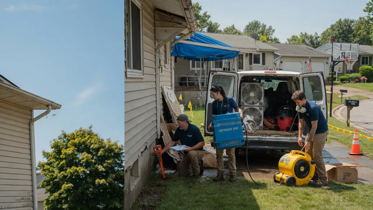 Ceiling Leak Cleanup in Jonesville, IN near me