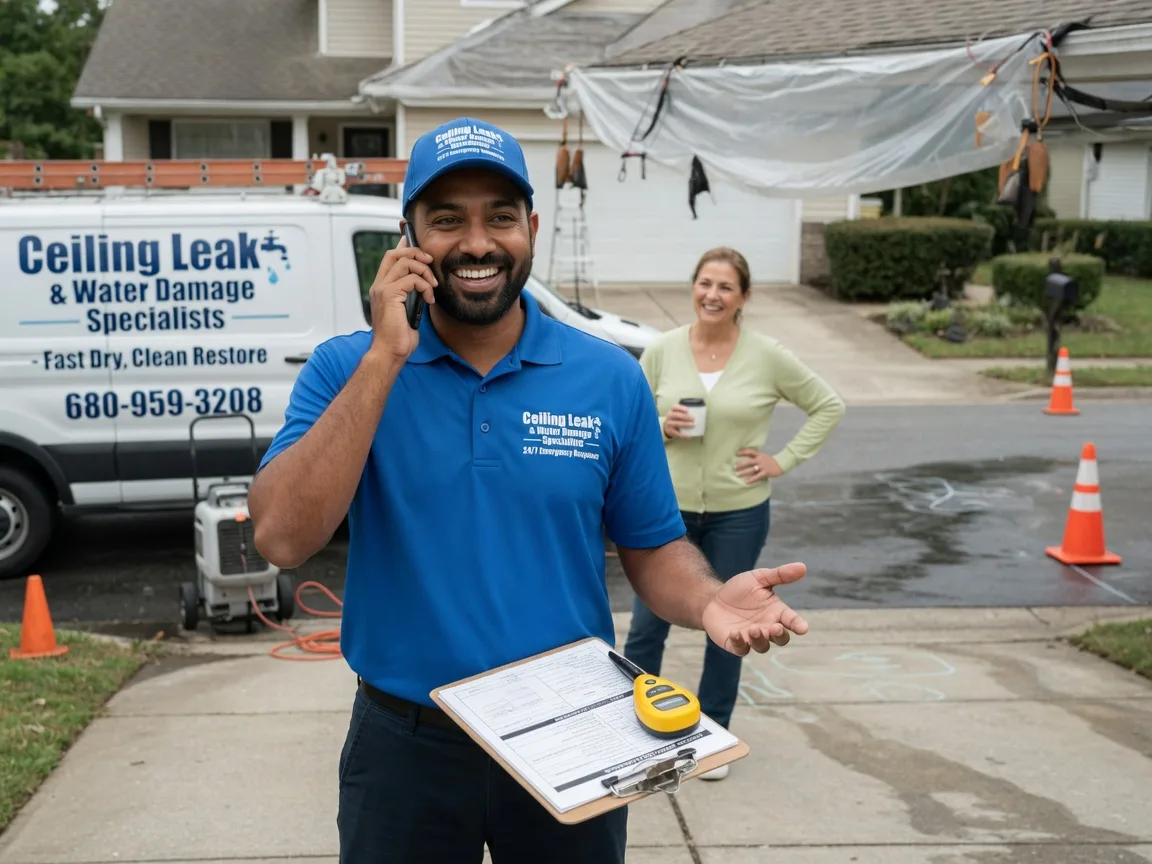 Ceiling Leak Cleanup Jonesville, IN FAQs
